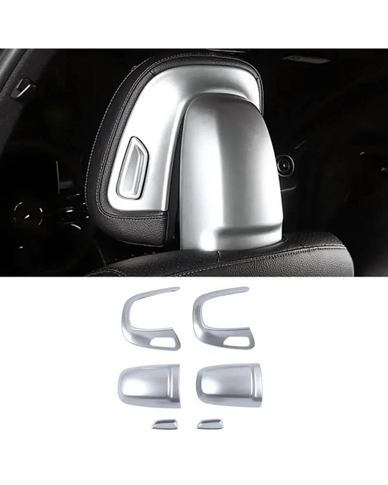 Navigation Panel Frame Für Benz für C-Klasse W206 2022 2023 C200 C220 C260 C300 Auto-Innenraumteil Re-Rahmenabdeckung Verkleidung Dekorieren Silberaufkleber Decoration Panel Trim Accessories(Style L) von PJJUHS