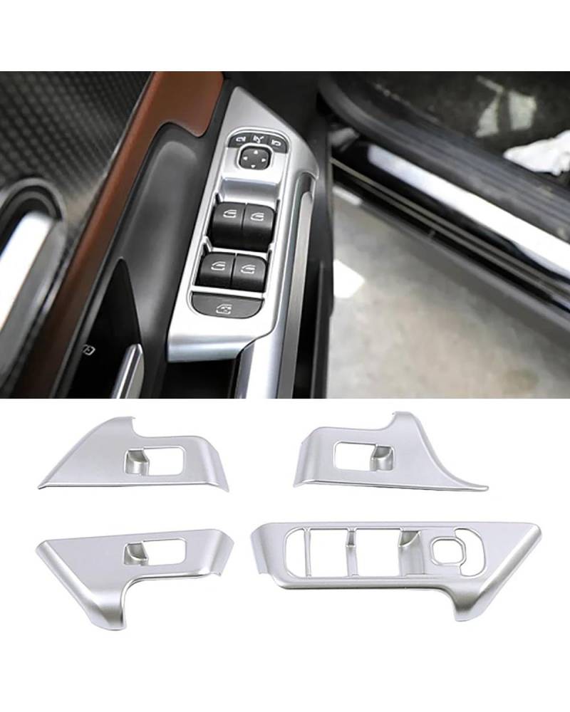 Navigation Panel Frame Für Benz für GLB-Klasse X247 GLB220 GLB250 2022 Autoinnenausstattung Mittelkonsole Teil Neuverkleidung Schutzaufkleber Anti-Kratzer Decoration Panel Trim Accessories(Style E LHD von PJJUHS