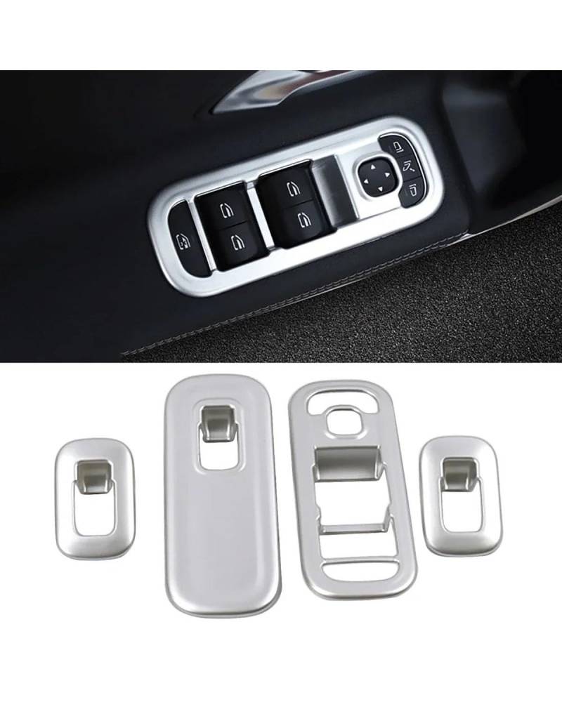 Navigation Panel Frame Für Benz für eine Klasse 2019 UP W177 V177 A180 A200 A250 Auto Center Console Switch AC Air Outlet Vent Rahmenabdeckung Re TrimModel Decoration Panel Trim Accessories(Style C LH von PJJUHS