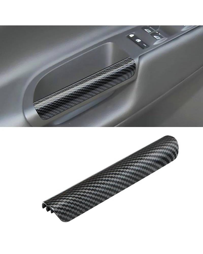 Navigation Panel Frame Für Ford Für Escape 2013 2014 2015 2016 2017 2018 2019 Linke Seite Innen Vorne Türgriff Greifen Trim Abdeckung CJ5Z7822621BA Decoration Panel Trim Accessories(Carbon Fiber) von PJJUHS