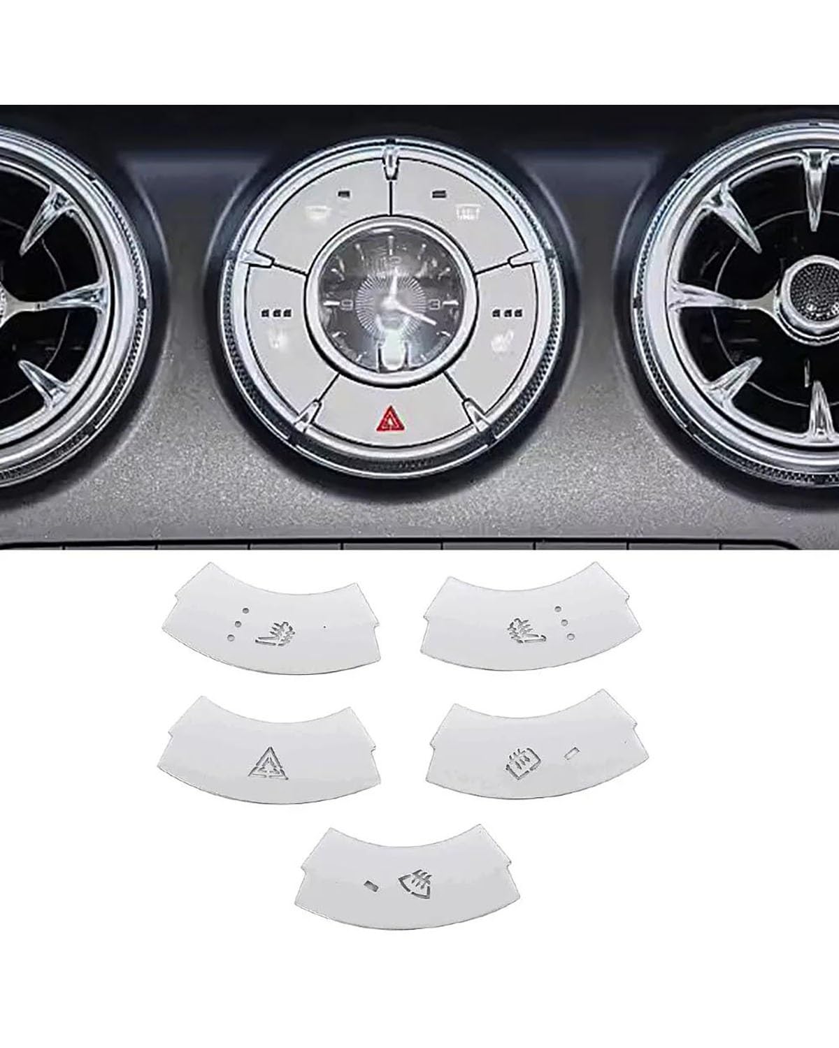 Navigation Panel Frame Für GWM Tank 300 2022 2023 Center Console Dashboard Klimaanlage Schalter Abdeckung Trim ESS Taste Aluminium Legierung Kappe Aufkleber Decoration Panel Trim Accessories(Style B S Navigation Panel Frame Für GWM Tank 300 2022 2023 Center Console Dashboard Klimaanlage Schalter Abdeckung Trim ESS Taste Aluminium Legierung Kappe Aufkleber Decoration Panel Trim Accessories(Style B S von PJJUHS