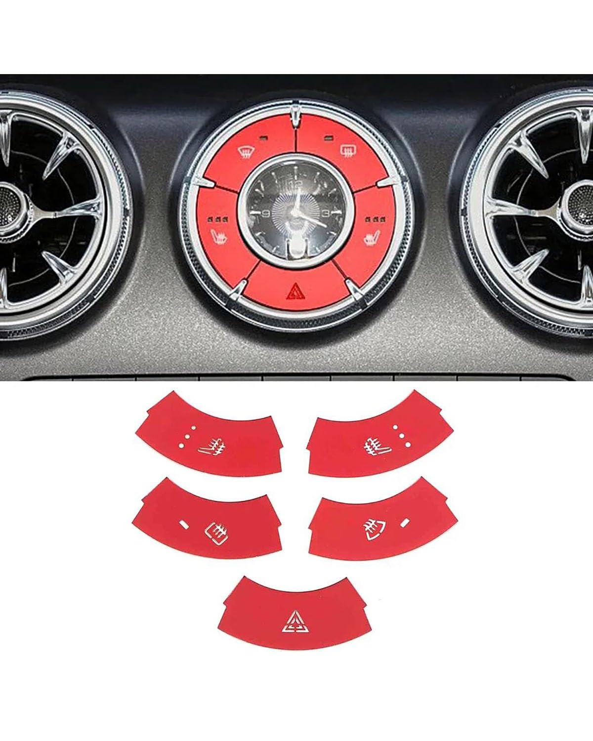 Navigation Panel Frame Für GWM Tank 300 2022 2023 Center Console Dashboard Klimaanlage Schalter Abdeckung Trim ESS Taste Aluminium Legierung Kappe Aufkleber Decoration Panel Trim Accessories(Style B R Navigation Panel Frame Für GWM Tank 300 2022 2023 Center Console Dashboard Klimaanlage Schalter Abdeckung Trim ESS Taste Aluminium Legierung Kappe Aufkleber Decoration Panel Trim Accessories(Style B R von PJJUHS