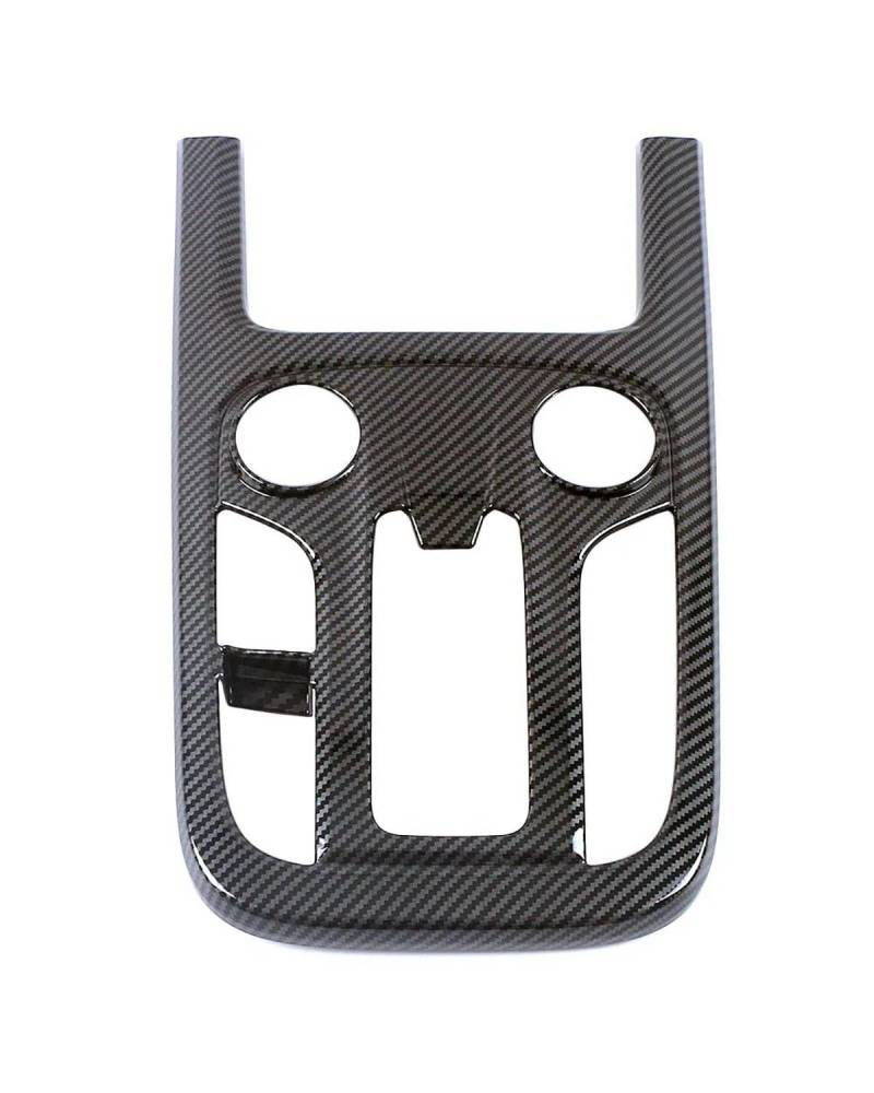 Navigation Panel Frame Für GWM Tank 300 2022 2023 Getriebe Schalthebelrahmen Abdeckung Verkleidung Innenausstattung Styling Carbon Schwarz Holzmaserung Dekor Decoration Panel Trim Accessories(Carbon F von PJJUHS