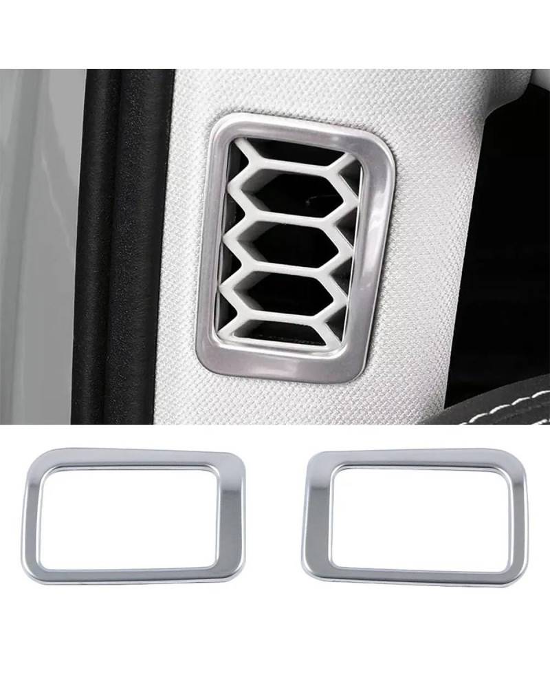 Navigation Panel Frame Für GWM Tank 300 2022 2023 Innenausstattung Silber Edelstahl Aufkleber Mittelkonsole Armaturenbrett Gangschaltung Dekorverkleidung Decoration Panel Trim Accessories(Style D) von PJJUHS