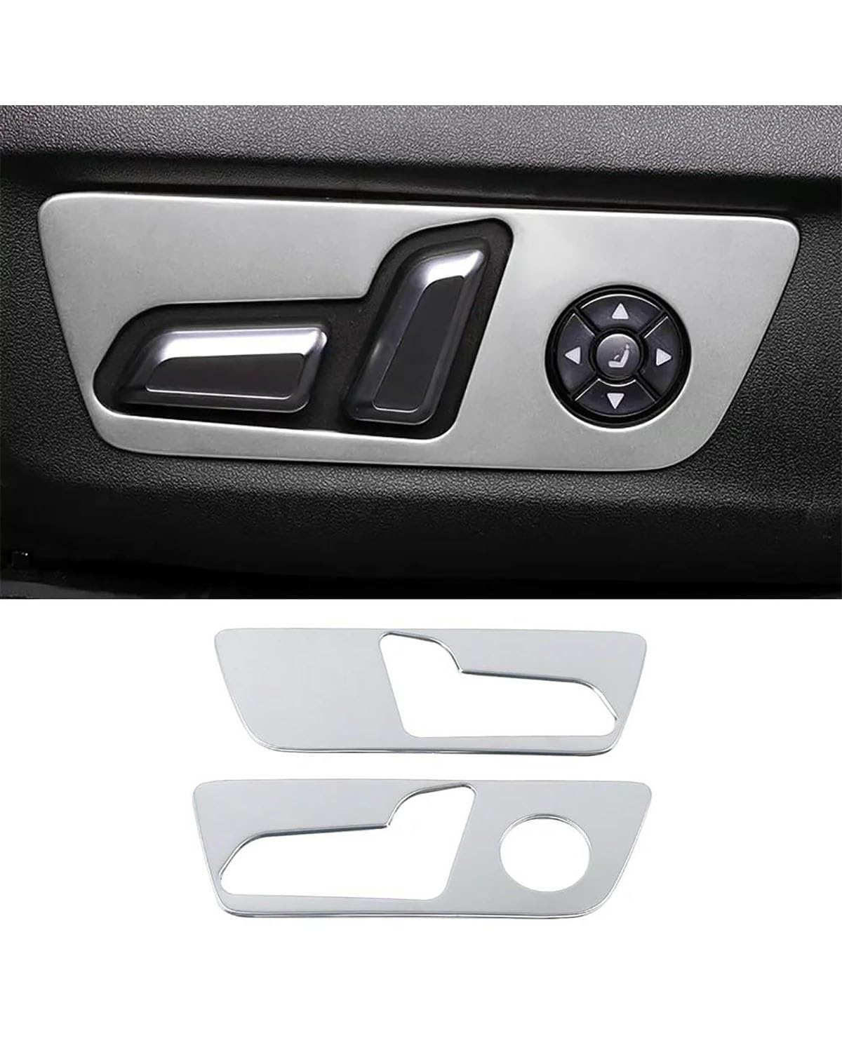 Navigation Panel Frame Für GWM Tank 300 2022 2023 Innenausstattung Silber Edelstahl Aufkleber Mittelkonsole Armaturenbrett Gangschaltung Dekorverkleidung Decoration Panel Trim Accessories(Style I) von PJJUHS