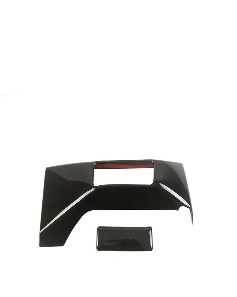 Navigation Panel Frame Für GWM Tank 300 2022 2023 LHD Innenzubehör Mittelkonsole Armaturenbrett Rahmenabdeckung Verkleidung Schwarz Dekor Auto Styling Re Decoration Panel Trim Accessories(Style A) von PJJUHS