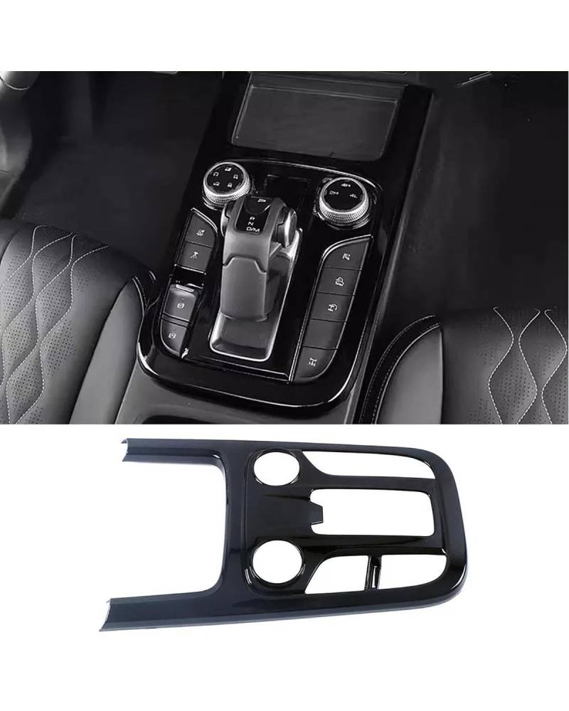 Navigation Panel Frame Für GWM Tank 300 2022 2023 LHD Innenzubehör Mittelkonsole Armaturenbrett Rahmenabdeckung Verkleidung Schwarz Dekor Auto Styling Re Decoration Panel Trim Accessories(Style C) von PJJUHS