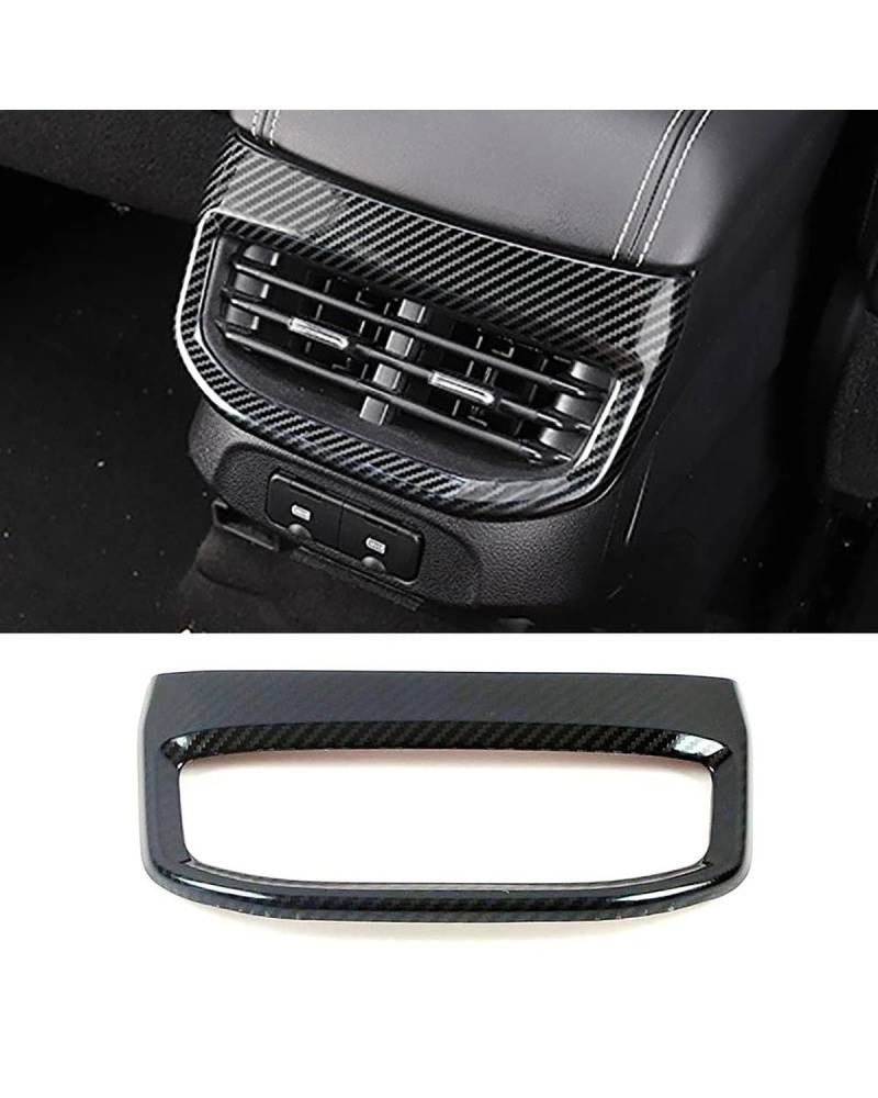 Navigation Panel Frame Für Haval H6 3. Generation 2021 2022 Auto-Mittelkonsolenteilverkleidung ändern Kohlefaser-Farbwechsel Edelstahl-Dekorationsaufkleber Decoration Panel Trim Accessories(Style J) von PJJUHS