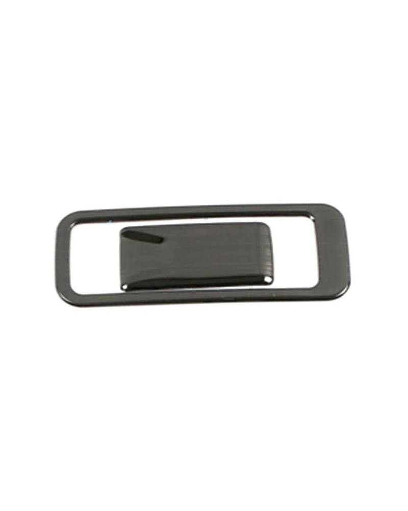 Navigation Panel Frame Für Hyundai Für Creta IX25 2020 Handschuhfach Handschuhfach Einstellschalter Knopfabdeckung Verkleidung Edelstahl Innenformaufkleber Decoration Panel Trim Accessories(Black) von PJJUHS