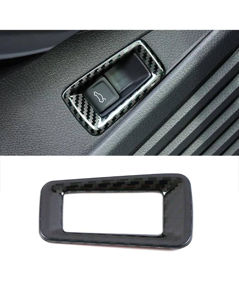 Navigation Panel Frame Für ID.4 ID4 2021 2022 2023 Auto Heckklappe Kofferraum Tür öffnen Schalter Knopf Rahmenabdeckung Verkleidung Pailletten Styling Aufkleber Decoration Panel Trim Accessories(Carbo von PJJUHS