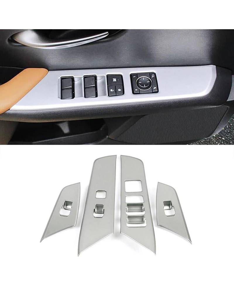 Navigation Panel Frame Für Lexus UX UX200 UX250 2018-2022 Autoinnenraum Zentralsteuerung Modifizieren Rahmenabdeckung Verkleidung für Außenstyling Mattsilber Re Decoration Panel Trim Accessories(Style von PJJUHS