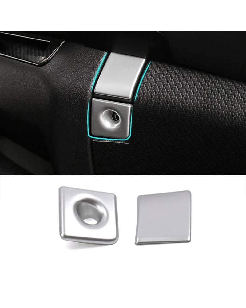 Navigation Panel Frame Für Lexus UX UX200 UX250 2018-2022 Autoinnenraum Zentralsteuerung Modifizieren Rahmenabdeckung Verkleidung für Außenstyling Mattsilber Re Decoration Panel Trim Accessories(Style von PJJUHS