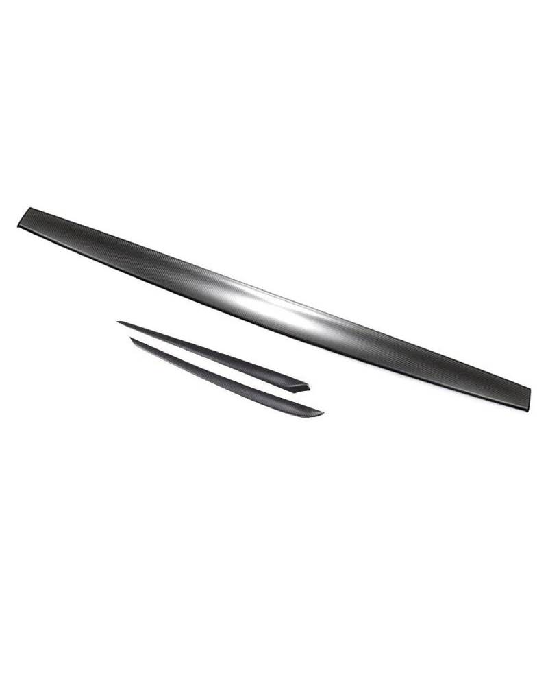 Navigation Panel Frame Für Modell 3 2021 Real Carbon Fiber Center Console Instrumentenverkleidung Für Modell Y Zubehör Model3 2022 Armaturenbrettabdeckung Decoration Panel Trim Accessories(Matte kit) von PJJUHS