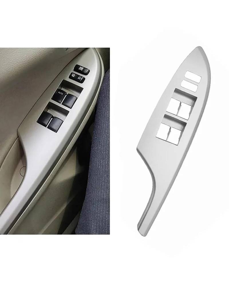 Navigation Panel Frame Für Toyota Für Corolla 2009 2010 2011 2012 2013 Facelift Front Fensterheber Control Schalter Lünette Trim Panel Abdeckung Splitter 4 teile/satz Decoration Panel Trim Accessories von PJJUHS