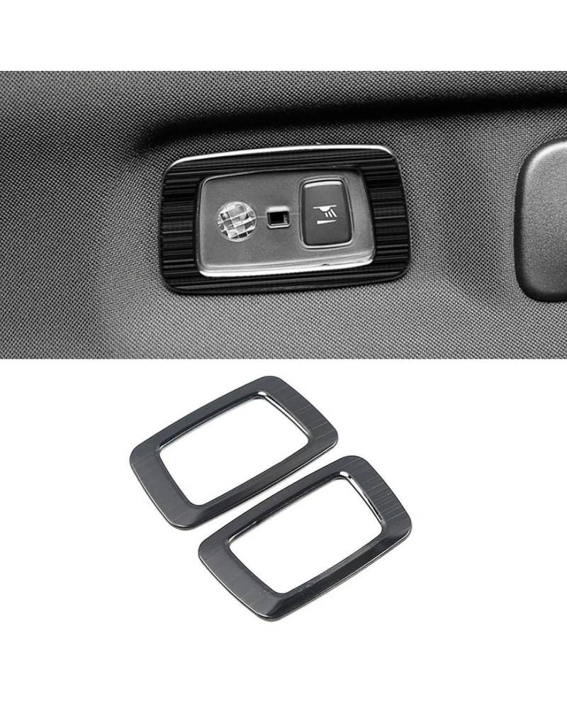 Navigation Panel Frame Für VOLVOES Für XC60 2018-2022 Auto-Innentürgriffverkleidung Fensterheber-Schalterfeld Audio-Lautsprecher-Soundring Wasserbecherhalterrahmen Decoration Panel Trim Accessories(St von PJJUHS
