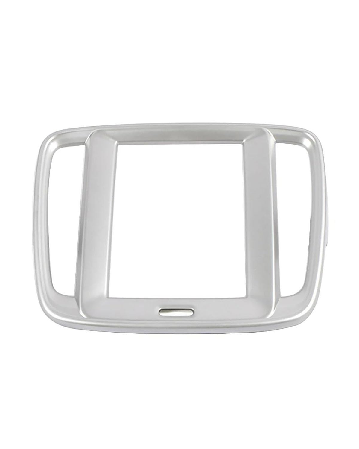 Navigation Panel Frame XC40 2019 2020 2021 Interior Center Console Navigation GPS Für Navigator Rahmen Trim Dekoration ABS Silber Aufkleber Abdeckung Decoration Panel Trim Accessories(Matte Silver) von PJJUHS