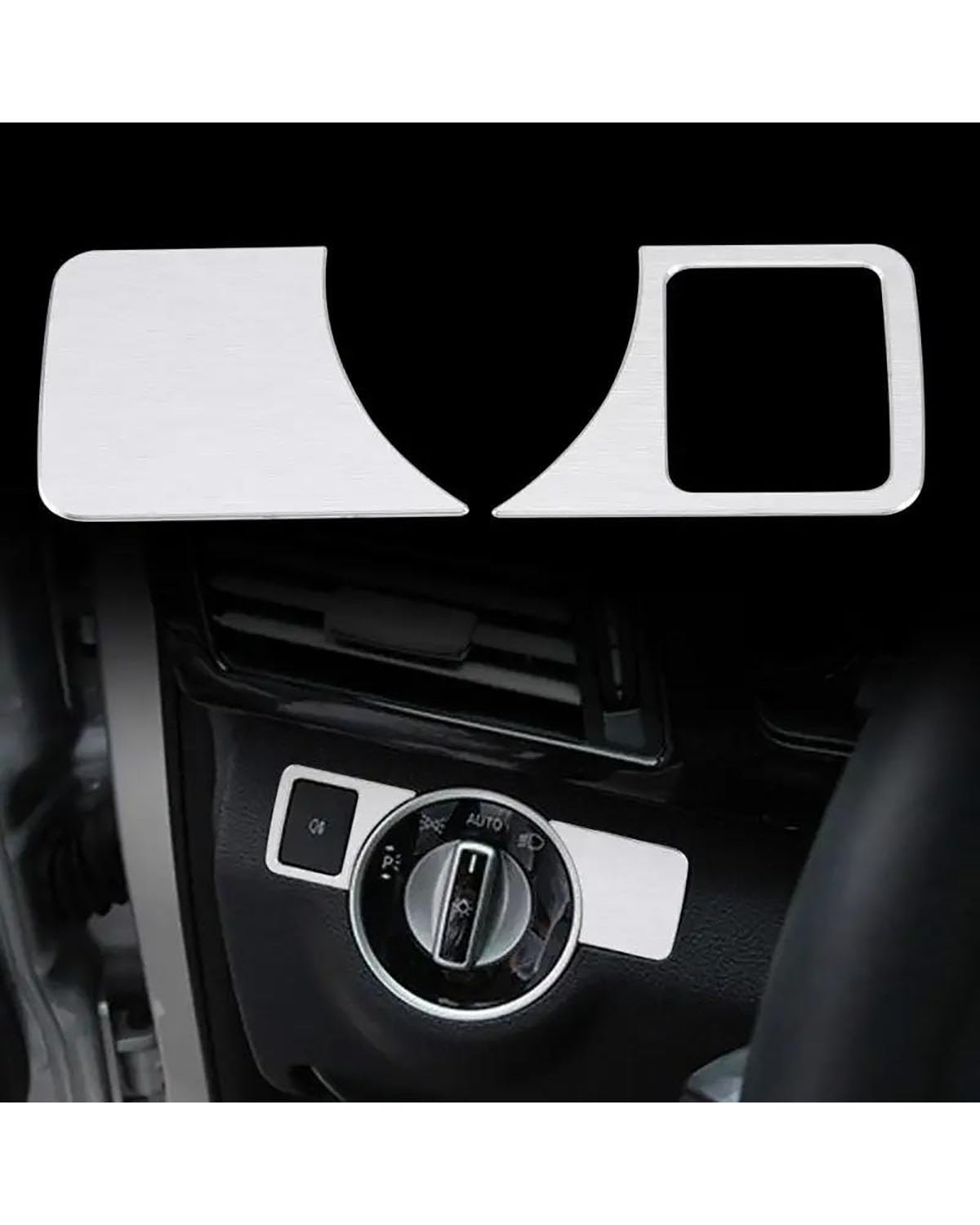 PJJUHS Navigation Panel Frame Für ABCE GLK GL ML Klasse W176 W246 W204 Chrom Auto Kopf Taste Abdeckung Schalter Taste Trim Abdeckung Decoration Panel Trim Accessories(Type A) von PJJUHS