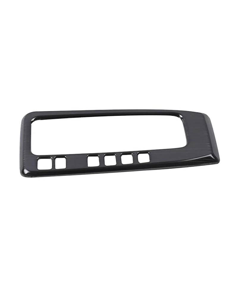 PJJUHS Navigation Panel Frame Für Altima 2019 2020 2021 Carbon Fiber Look Carbon Fiber Look Slive Schwarz Edelstahl Getriebe Shift Panel Abdeckung Trim Decoration Panel Trim Accessories(Black) von PJJUHS
