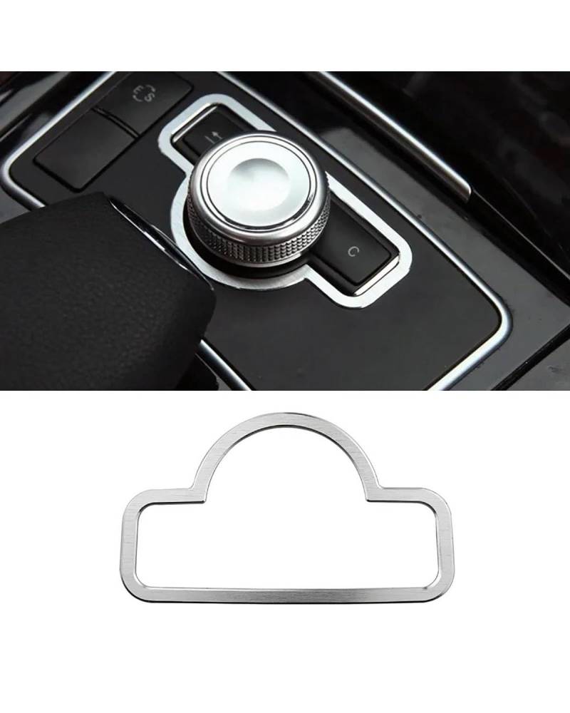 PJJUHS Navigation Panel Frame Für Benz Für E-Klasse 2011-2013 E200L E260L E300L Innenausstattung Autozubehör Chrom-Styling Auto Mittelkonsole Abdeckung Verkleidung Decoration Panel Trim Accessories von PJJUHS