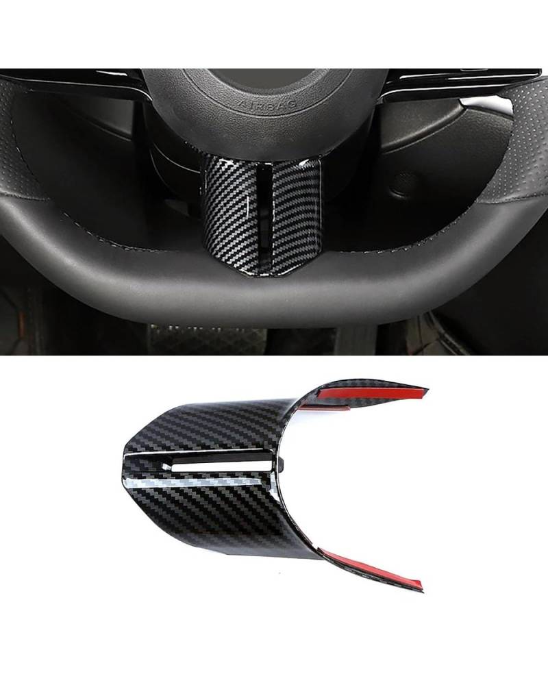 PJJUHS Navigation Panel Frame Für Benz für C-Klasse W206 C200 C220 C260 C300 2022 2023 Auto-Mittelkonsolenteil, Zierleiste, Kohlefaser-Aufkleber Decoration Panel Trim Accessories(Style D) von PJJUHS