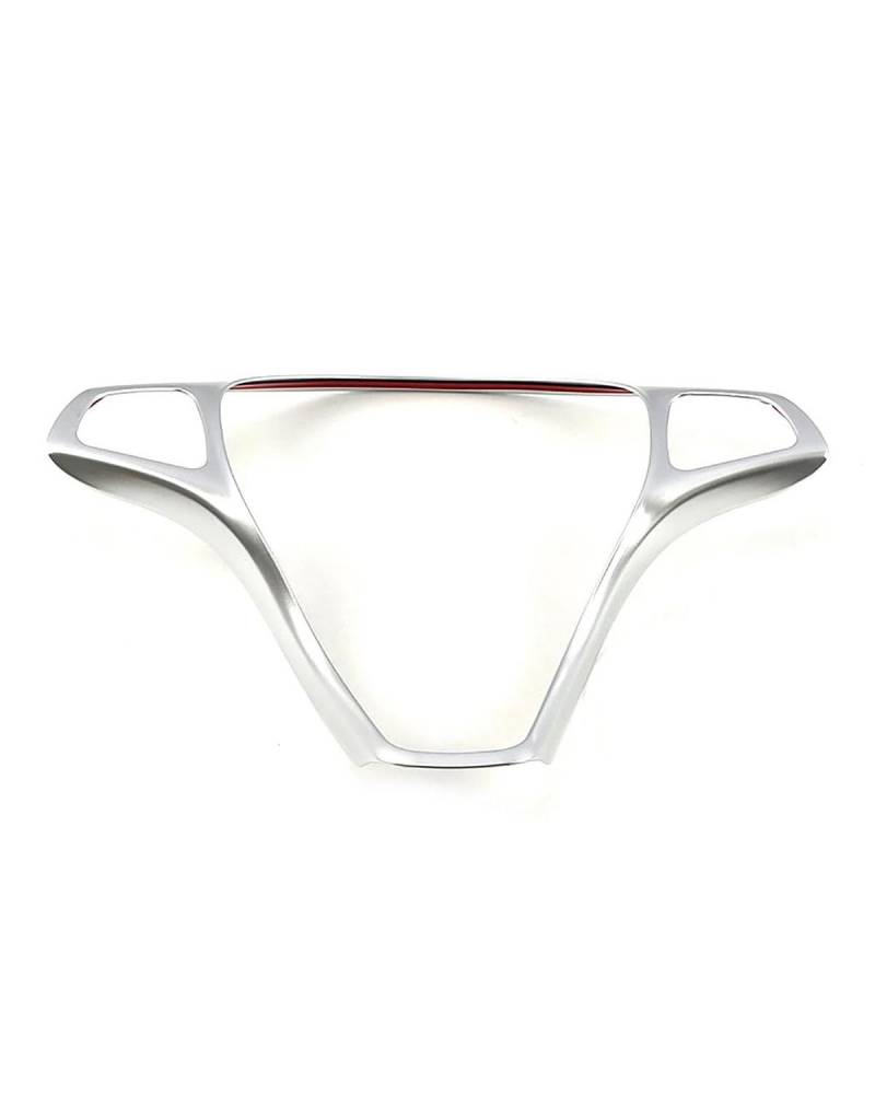PJJUHS Navigation Panel Frame Für Benz für CE für GLC-Klasse W213 W205 X253 Innenteil ändern Lenkradschalterknopf Vollrahmen-Formabdeckung Decoration Panel Trim Accessories(Matte Silver) von PJJUHS