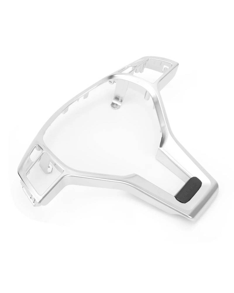 PJJUHS Navigation Panel Frame Für C-Class W204 Lenkrad Aufkleber Aufkleber Lenkrad Trim Abdeckung Scratch Einfach Installieren 0994640013 Decoration Panel Trim Accessories(Silver) von PJJUHS