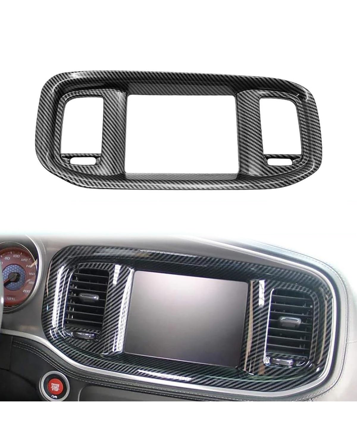 PJJUHS Navigation Panel Frame Für Dodge Für Charger 2015+ Auto-Armaturenbrett-DVD-Navigationsbildschirm-Rahmenabdeckungsverkleidung Auto-Navigationsbildschirm Decoration Panel Trim Accessories(Black) PJJUHS Navigation Panel Frame Für Dodge Für Charger 2015+ Auto-Armaturenbrett-DVD-Navigationsbildschirm-Rahmenabdeckungsverkleidung Auto-Navigationsbildschirm Decoration Panel Trim Accessories(Black) von PJJUHS