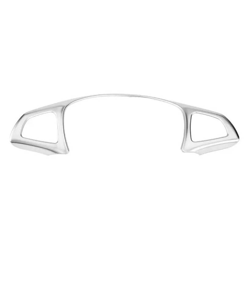 PJJUHS Navigation Panel Frame Für E W213 C W205 Für GLC X253 Autozubehör Auto Lenkradrahmenverkleidung Dekorativer Aufkleber Silber Chrom Ersatz Decoration Panel Trim Accessories von PJJUHS