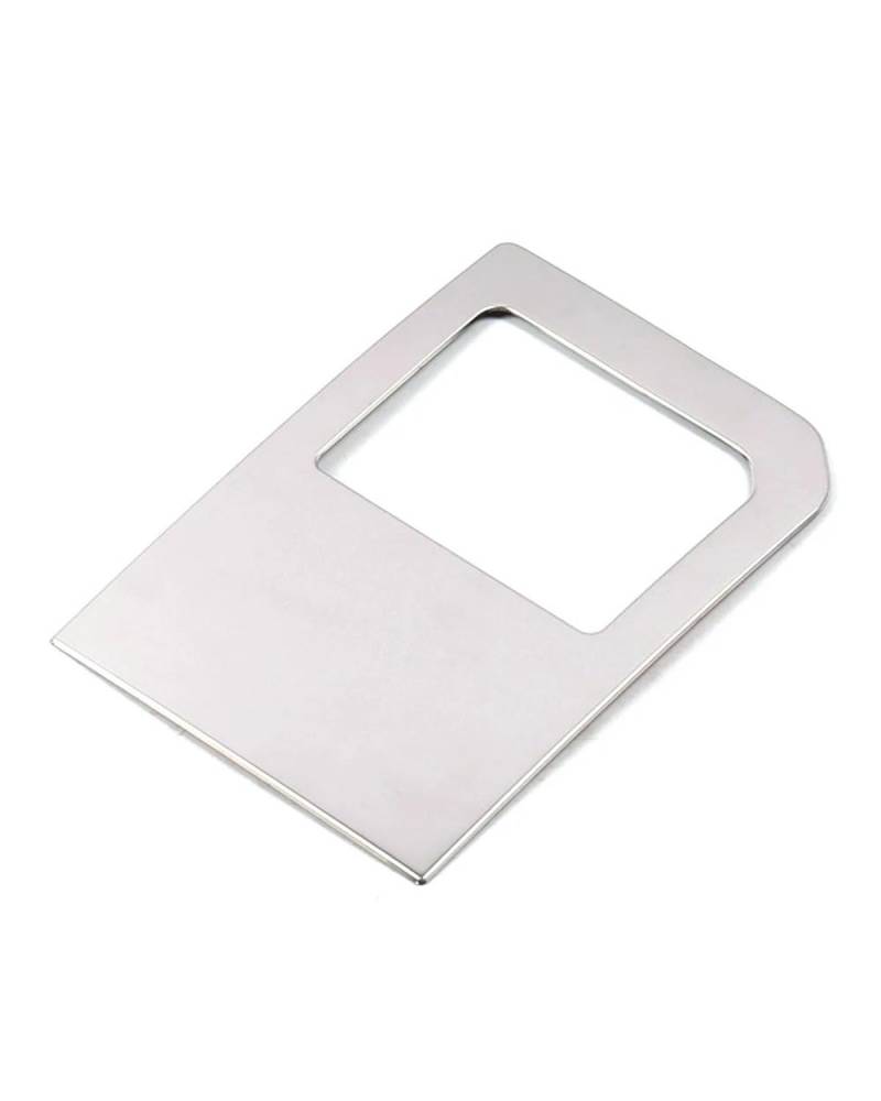 PJJUHS Navigation Panel Frame Für Haval F7 F7X 2018-2021 Fahrerseite Handschuhfach Aufbewahrungsbox Griff Rahmenverkleidung Edelstahl Dekorativer Aufkleber Decoration Panel Trim Accessories(Silver) von PJJUHS