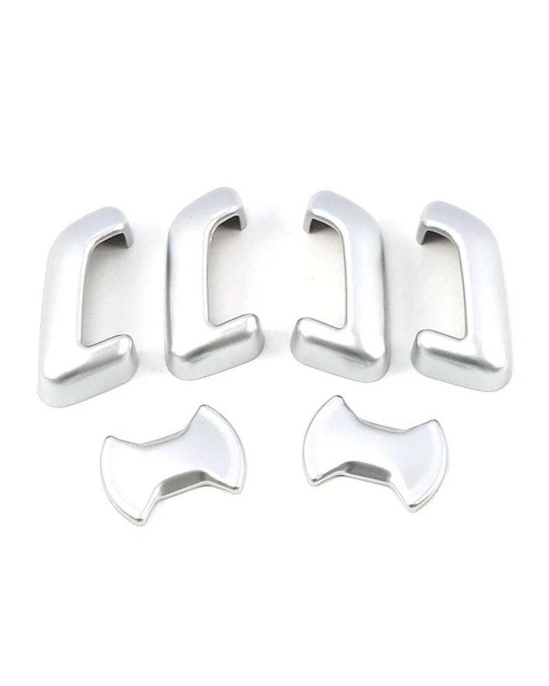 PJJUHS Navigation Panel Frame Für ID.4 ID4 2021 2022 2023 Auto Innenfarbe Re Für Sitzverstellung Schalter Knopfabdeckung Zieraufkleber Anti Scratch Decoration Panel Trim Accessories(Matte Silver) von PJJUHS