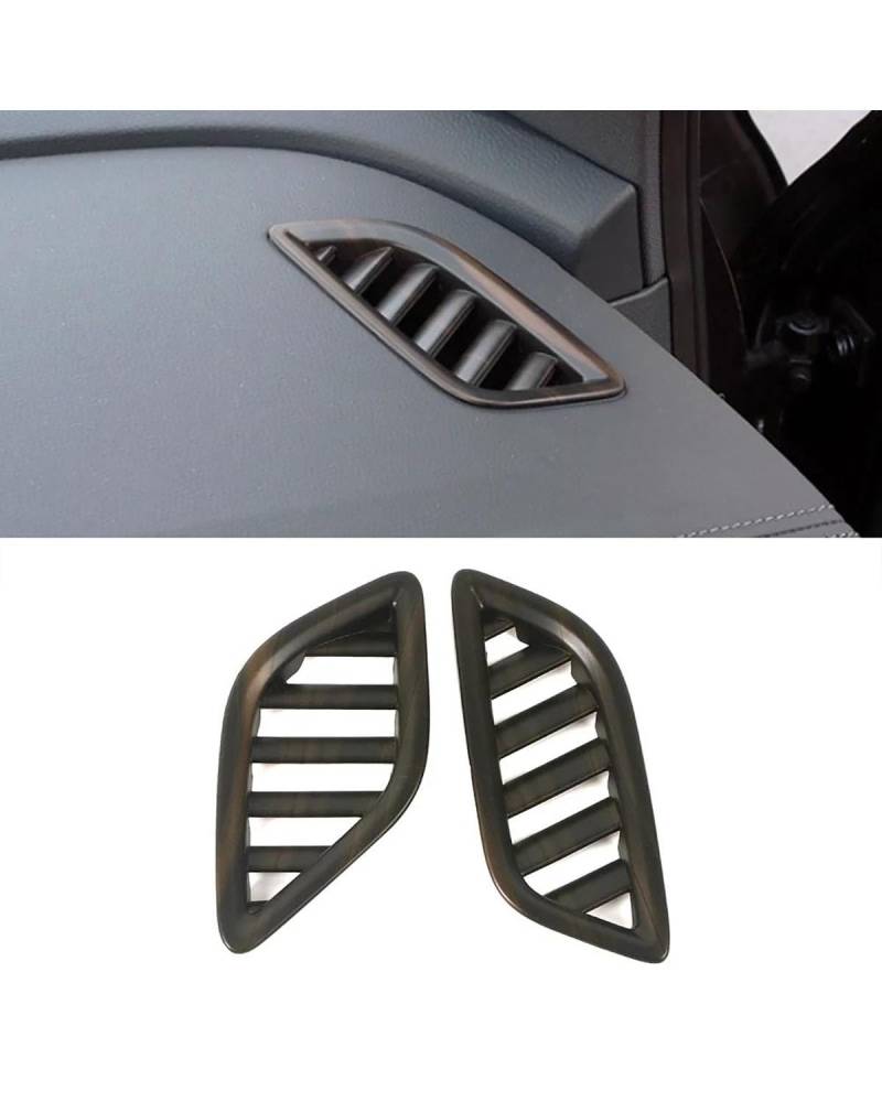 PJJUHS Navigation Panel Frame Für ID.4 ID4 2021 2022 2023 Auto Innenteil Holzmaserung Re Dashboard AC Steckdose Tür Armlehne Schalter Taste Trim Decoration Panel Trim Accessories(Style A) von PJJUHS