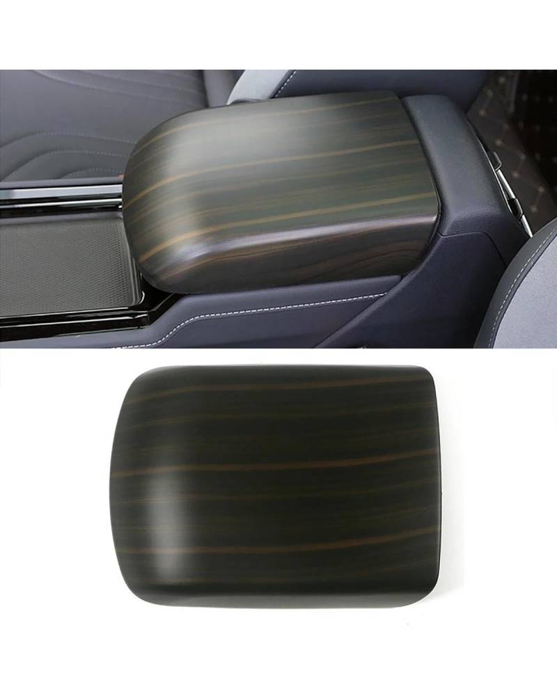 PJJUHS Navigation Panel Frame Für ID.4 ID4 2021 2022 2023 Auto Innenteil Holzmaserung Re Dashboard AC Steckdose Tür Armlehne Schalter Taste Trim Decoration Panel Trim Accessories(Style I) von PJJUHS