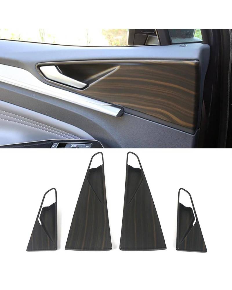 PJJUHS Navigation Panel Frame Für ID.4 ID4 2021 2022 2023 Auto Innenteil Holzmaserung Re Dashboard AC Steckdose Tür Armlehne Schalter Taste Trim Decoration Panel Trim Accessories(Style J) von PJJUHS