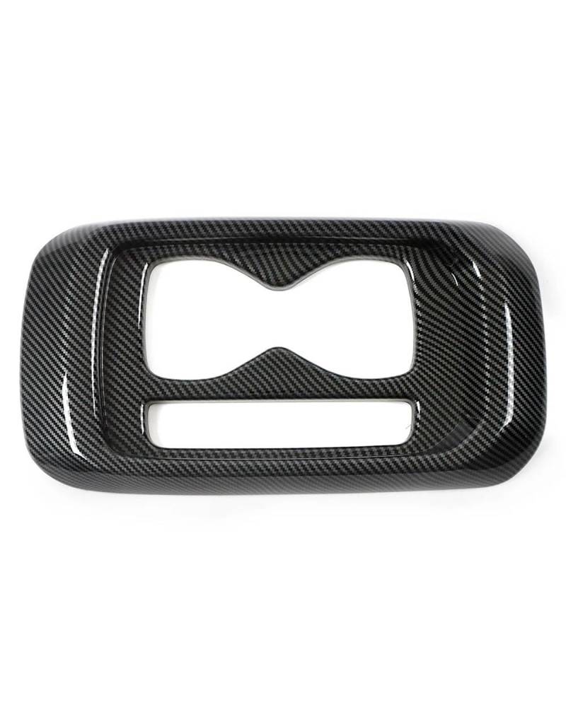 PJJUHS Navigation Panel Frame Für ID.4 ID4 2021 2022 2023 Auto Mittelkonsole Teil Re Gangschaltung Wasserbecherhalter Rahmenverkleidung Aufkleber Decoration Panel Trim Accessories(Carbon Fiber Color) von PJJUHS