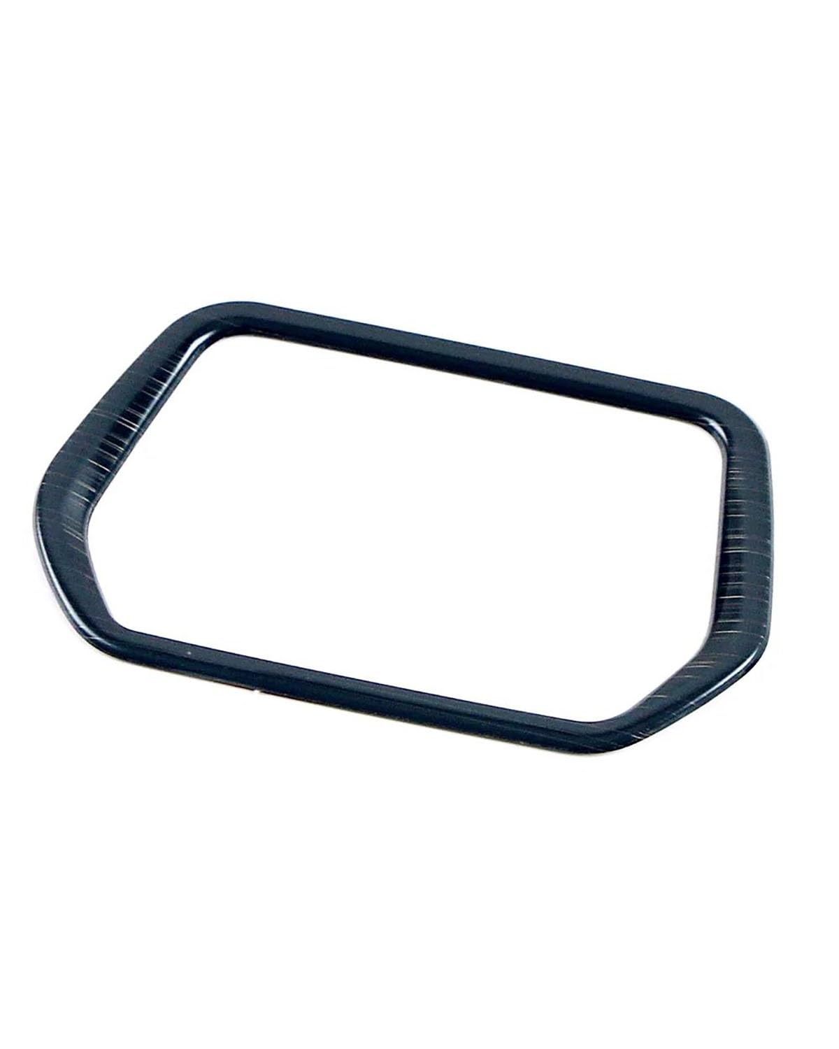 PJJUHS Navigation Panel Frame Für ID.4 ID4 2021 2022 2023 Auto Scheinwerfer Schalter Taste Rahmen Ring Abdeckung Trim Innen Teil Re Aufkleber Decoration Panel Trim Accessories(Brushed Black) von PJJUHS