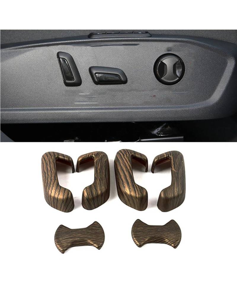 PJJUHS Navigation Panel Frame Für ID.6 ID6 2021 2022 2023 Auto Center Console Teil Korn Farbe Re Trim Pailletten Styling Aufkleber Anti Scratch Decoration Panel Trim Accessories(Style E) von PJJUHS