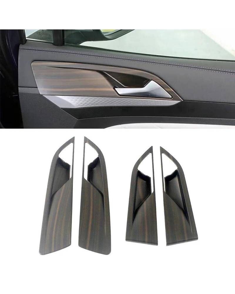 PJJUHS Navigation Panel Frame Für ID.6 ID6 2021 2022 2023 Auto Center Console Teil Korn Farbe Re Trim Pailletten Styling Aufkleber Anti Scratch Decoration Panel Trim Accessories(Style H) von PJJUHS