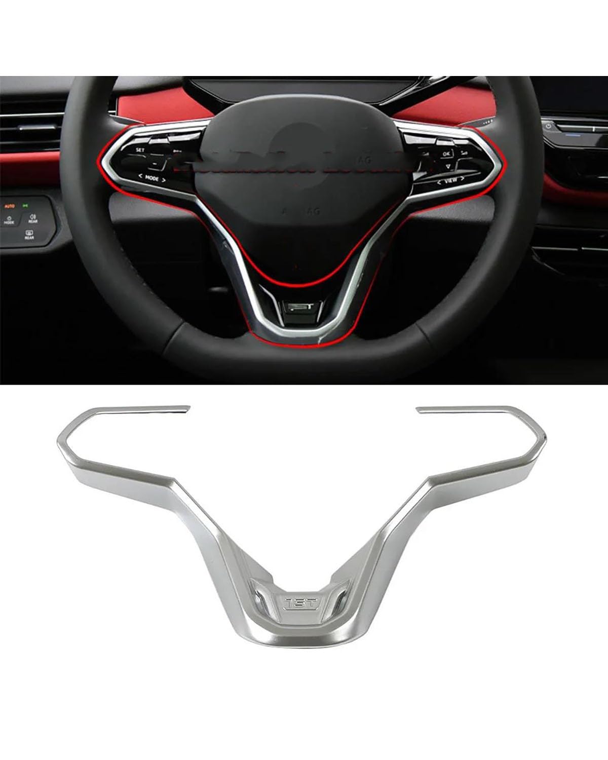 PJJUHS Navigation Panel Frame Für ID.6 ID6 2021 2023 Auto Luftauslass Innentürgriff Kofferraum Fensterkopf für Sitzschalter Getränkehalter Verkleidung Re Decoration Panel Trim Accessories(Style F) PJJUHS Navigation Panel Frame Für ID.6 ID6 2021 2023 Auto Luftauslass Innentürgriff Kofferraum Fensterkopf für Sitzschalter Getränkehalter Verkleidung Re Decoration Panel Trim Accessories(Style F) von PJJUHS
