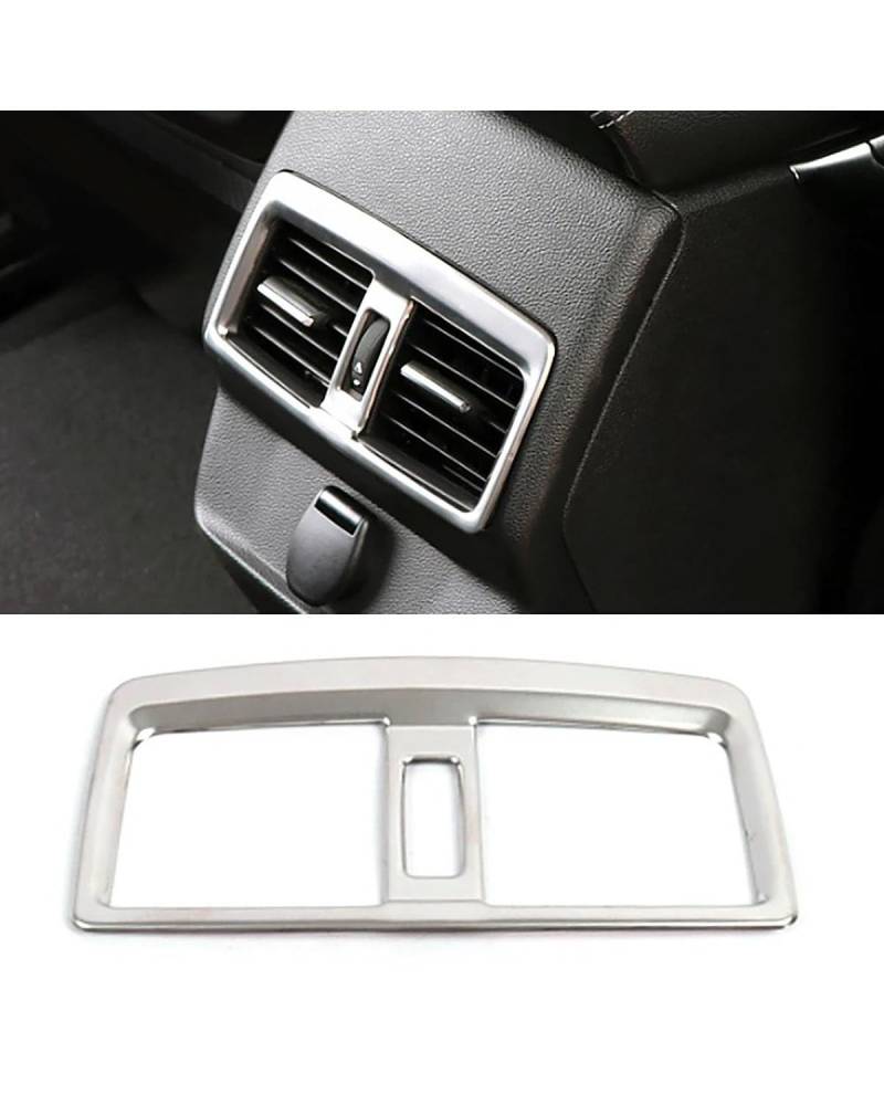 PJJUHS Navigation Panel Frame Für Koleos 2017-2020 Auto-Styling Edelstahl Innenformteil Rahmenabdeckung Trim Mattsilber Aufkleber für Samsung QM6 Decoration Panel Trim Accessories(Style B) von PJJUHS