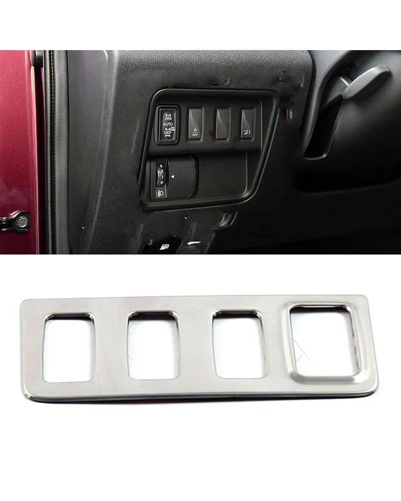 PJJUHS Navigation Panel Frame Für Koleos 2017-2020 Auto-Styling Edelstahl Innenformteil Rahmenabdeckung Trim Mattsilber Aufkleber für Samsung QM6 Decoration Panel Trim Accessories(Style E) von PJJUHS
