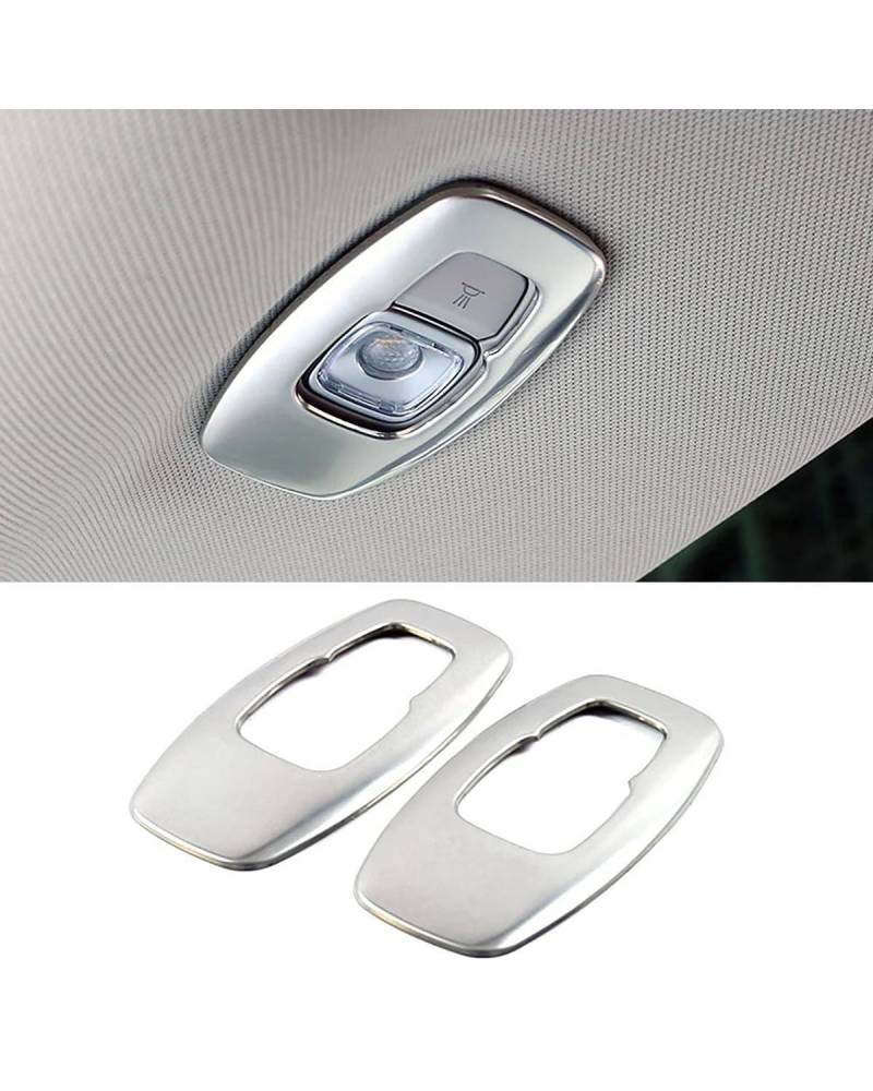 PJJUHS Navigation Panel Frame Für Koleos 2017-2020 Auto-Styling Edelstahl Innenformteil Rahmenabdeckung Trim Mattsilber Aufkleber für Samsung QM6 Decoration Panel Trim Accessories(Style H) von PJJUHS