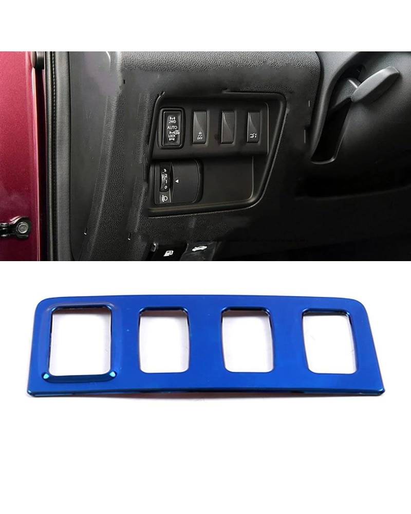 PJJUHS Navigation Panel Frame Für Koleos 2017-2020 Blaue Farbe Edelstahl Center Console Dashboard Schutzrahmen Abdeckung Trim Für Samsung QM6 Decoration Panel Trim Accessories(Style E) von PJJUHS
