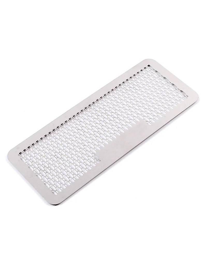 PJJUHS Navigation Panel Frame Für Lexus es ES200 ES260 ES250 ES300 2018 2022 Auto Motor Lufteinlass Kappe Metall Abdeckung Trim Insekten Net Anti Maus Decoration Panel Trim Accessories(Silver) von PJJUHS