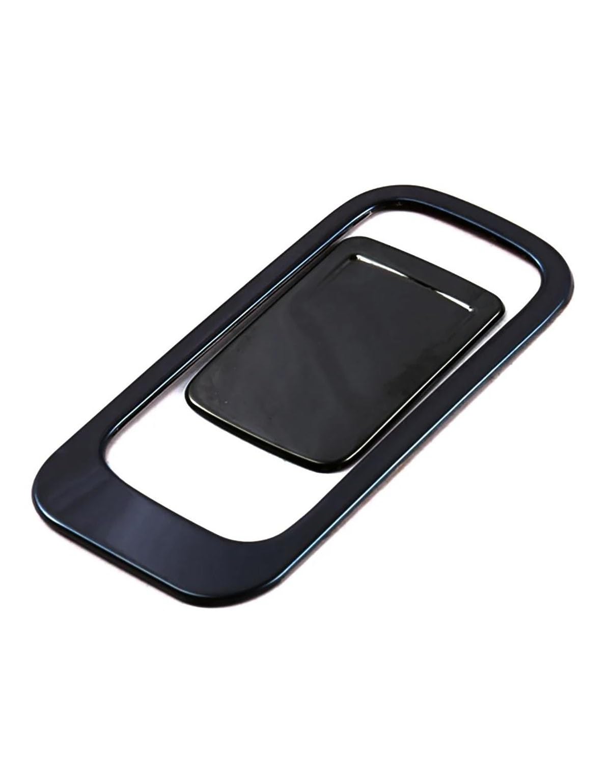 PJJUHS Navigation Panel Frame Für MK2 2017-2019 Aufbewahrungsbox Handschuhfach Handschuhfach Schalter Knopfabdeckung Verkleidung Edelstahl Aufkleber Decoration Panel Trim Accessories(Black) von PJJUHS