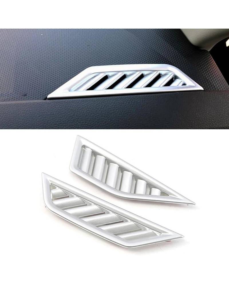 PJJUHS Navigation Panel Frame Für MK2 2017-2019 Auto-Styling-Formteil Innenausstattung Mittelkonsole Silber Dekoration Aufkleber Decoration Panel Trim Accessories(Style G) von PJJUHS