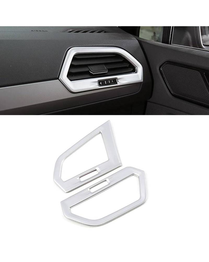 PJJUHS Navigation Panel Frame Für MK2 2017-2019 Auto-Styling-Formteil Innenausstattung Mittelkonsole Silber Dekoration Aufkleber Decoration Panel Trim Accessories(Style I) von PJJUHS