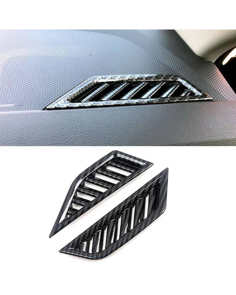 PJJUHS Navigation Panel Frame Für MK2 2017-2019 Kohlefaserfarbe Autoformteil Innenzubehör Mittelkonsole Dekorationsaufkleber Decoration Panel Trim Accessories(Style H) von PJJUHS