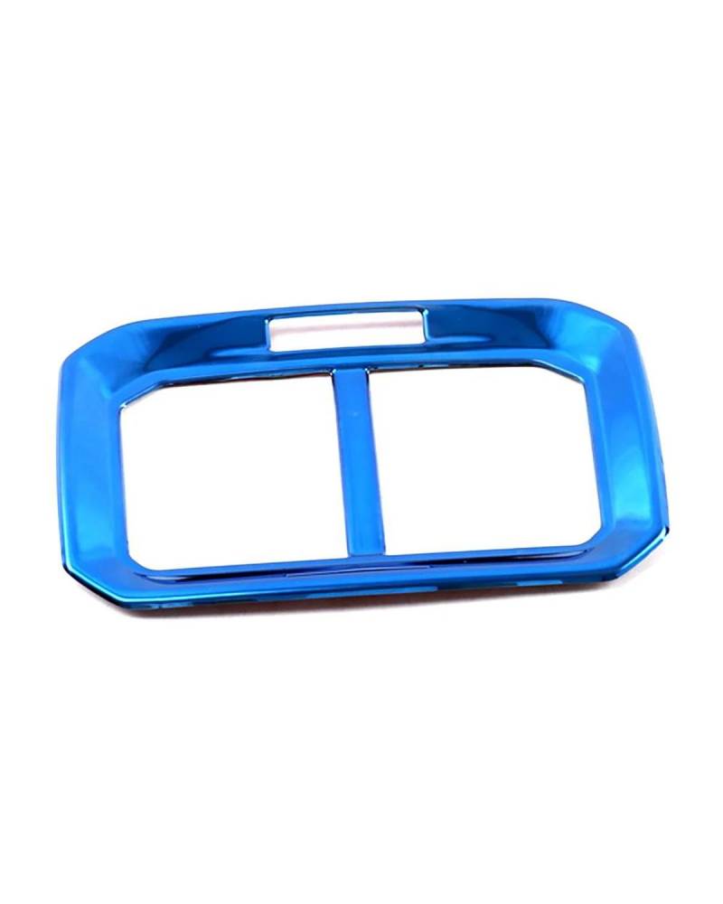 PJJUHS Navigation Panel Frame Für MK2 2017-2019 Mittelkonsole Armlehne Klimaanlage AC Outlet Vent Panel Abdeckung Trim Edelstahl Decoration Panel Trim Accessories(Blue) von PJJUHS