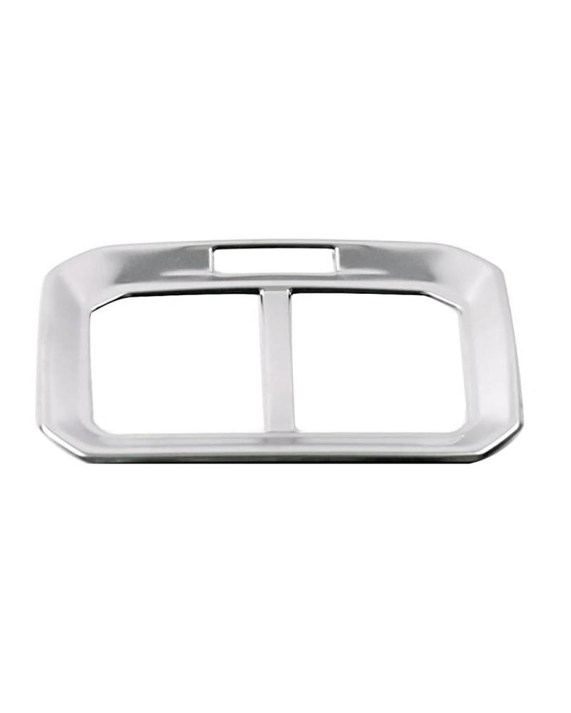 PJJUHS Navigation Panel Frame Für MK2 2017-2019 Mittelkonsole Armlehne Klimaanlage AC Outlet Vent Panel Abdeckung Trim Edelstahl Decoration Panel Trim Accessories(Silver) von PJJUHS