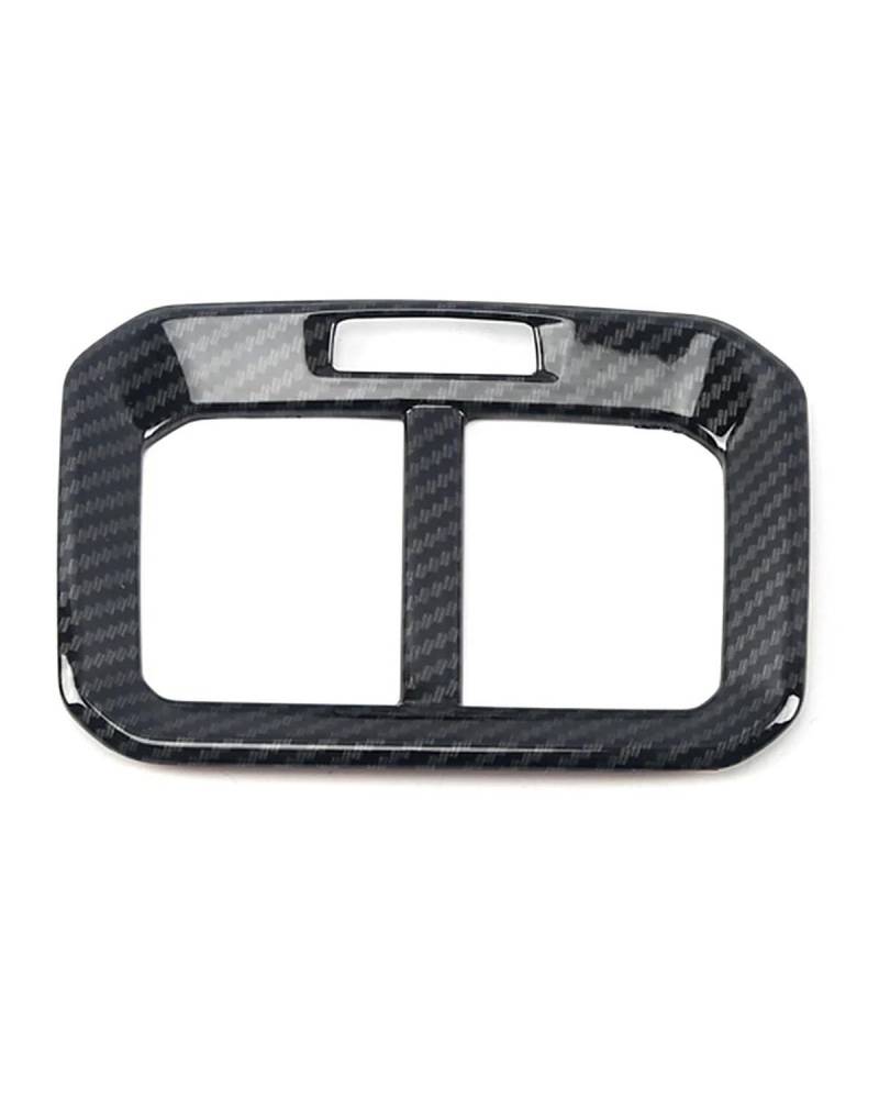 PJJUHS Navigation Panel Frame Für MK2 2017-2019 Mittelkonsole Aufbewahrungsbox Armlehnenbox AC Outlet Vent USB Panel Abdeckung Trim Decoration Panel Trim Accessories(1Carbon Fiber Color) von PJJUHS